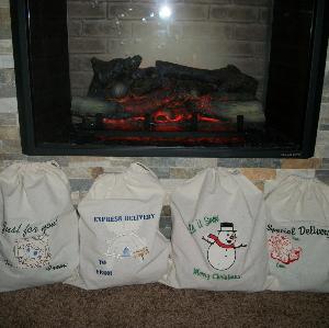 Christmas Bags - Forever Stitches