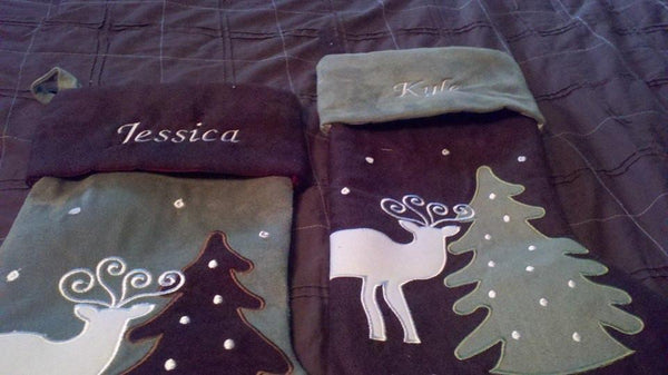 Stocking Name Embroidery - Forever Stitches