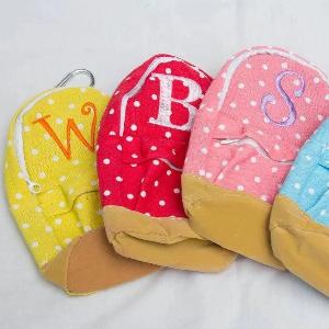 Mini Polka Dot Backpack Bag with Clip - Forever Stitches