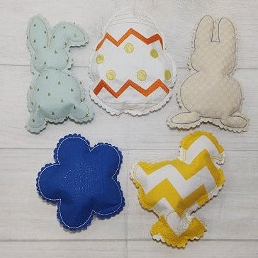 Shabby Bunnies Tiered Tray Set - Forever Stitches