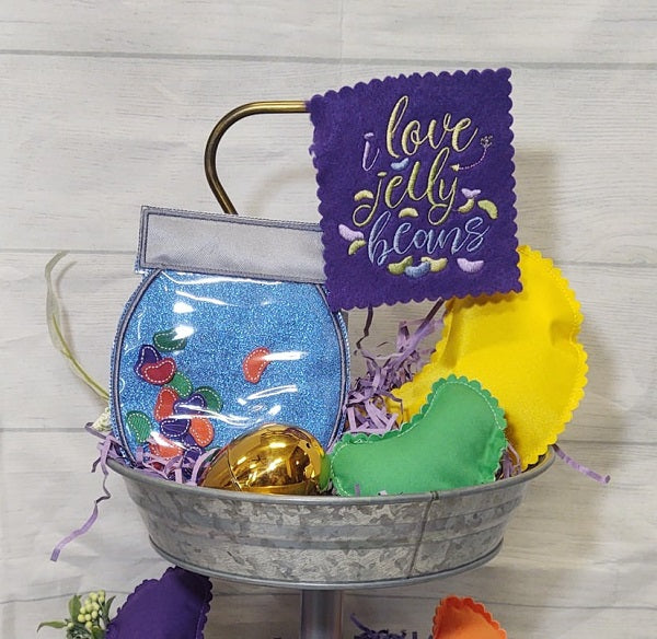 Jelly Bean Tiered Tray - Forever Stitches