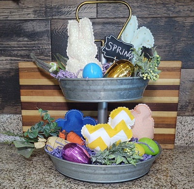 Easter Tiered Tray Set - Forever Stitches