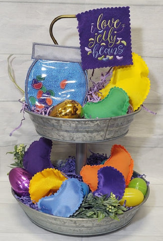 Jelly Bean Tiered Tray - Forever Stitches