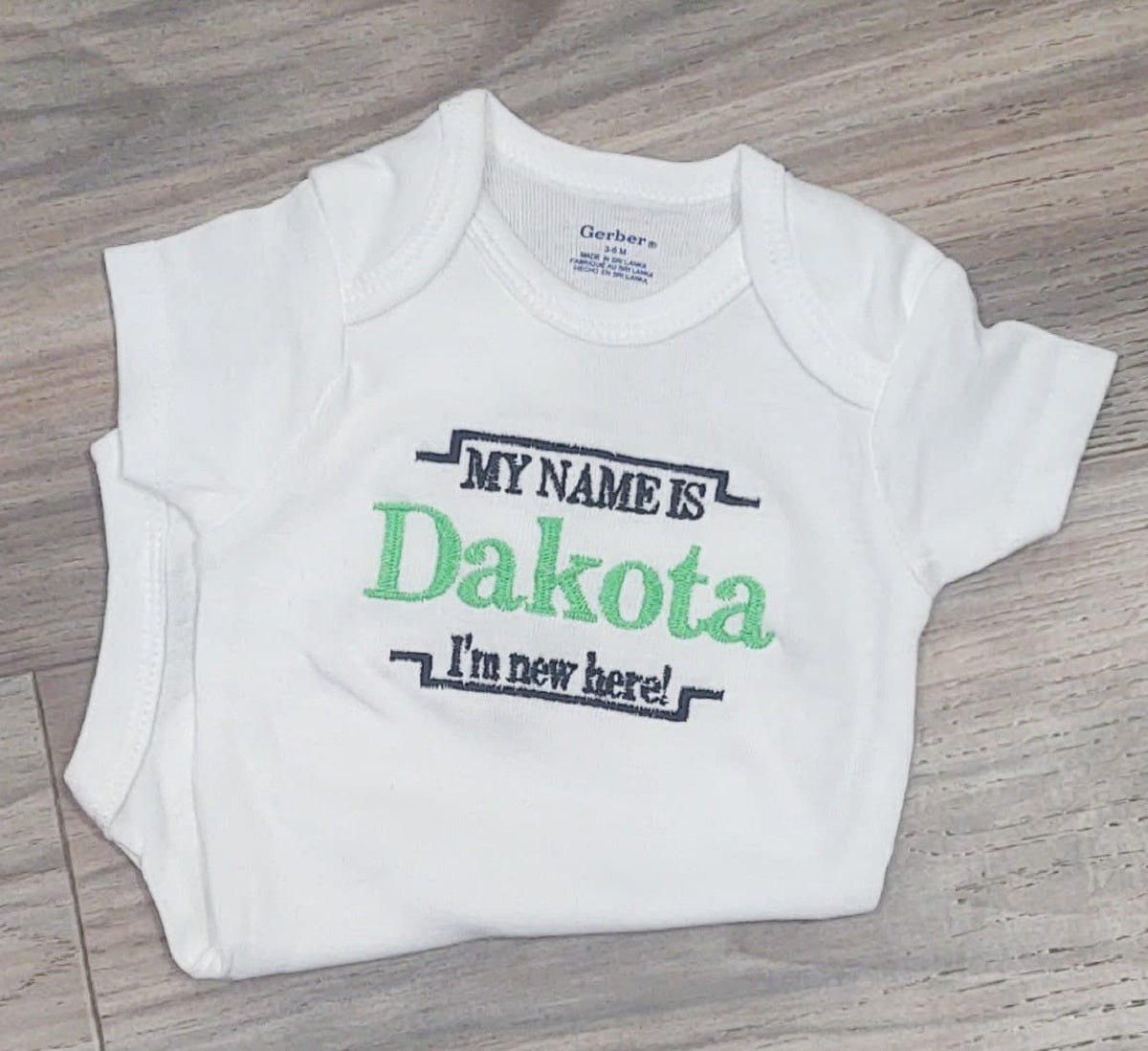 I'm New Here Onsie - Forever Stitches