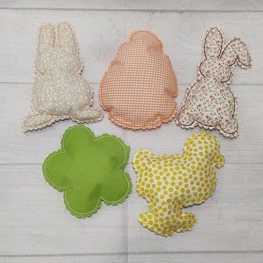 Shabby Bunnies Tiered Tray Set - Forever Stitches