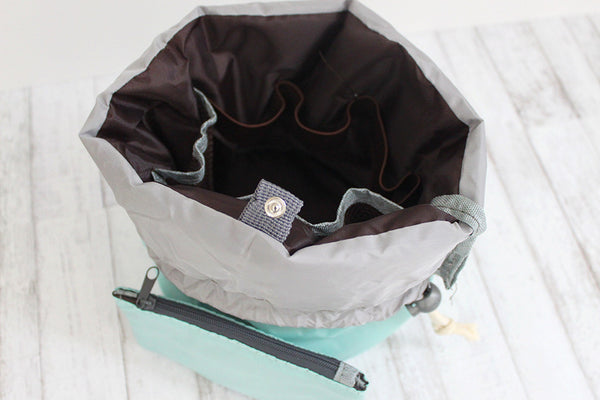 Cinch Water Proof Travel or Cosmetic Bag - Forever Stitches