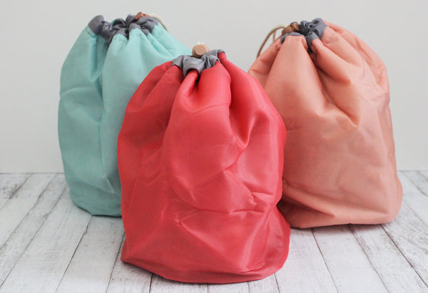 Cinch Water Proof Travel or Cosmetic Bag - Forever Stitches