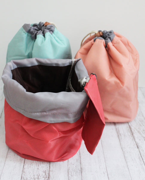 Cinch Water Proof Travel or Cosmetic Bag - Forever Stitches