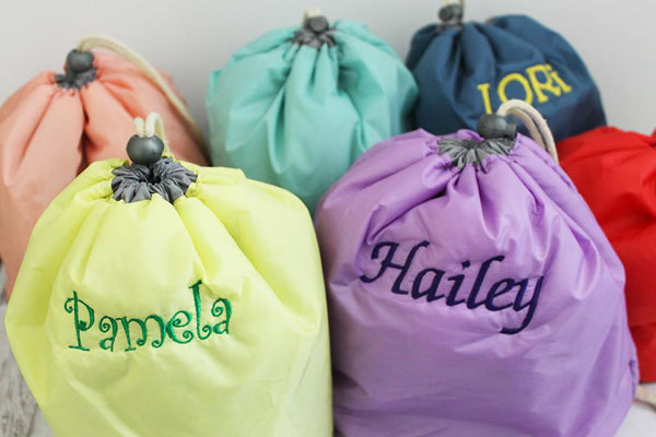 Cinch Water Proof Travel or Cosmetic Bag - Forever Stitches