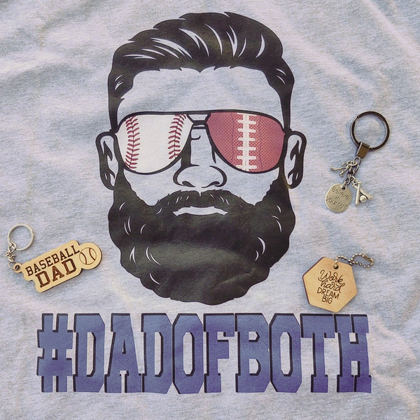 Football Dad, Baseball Dad, Football, Baseball..... - Forever Stitches