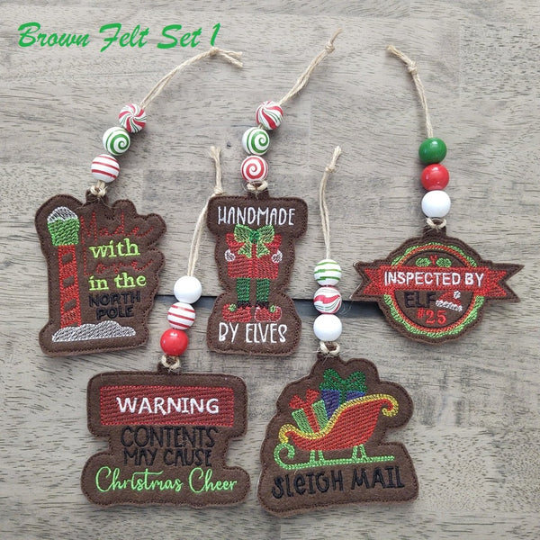 Shabby-Chic Ornament Sets - Forever Stitches