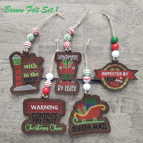 Shabby-Chic Ornament Sets - Forever Stitches