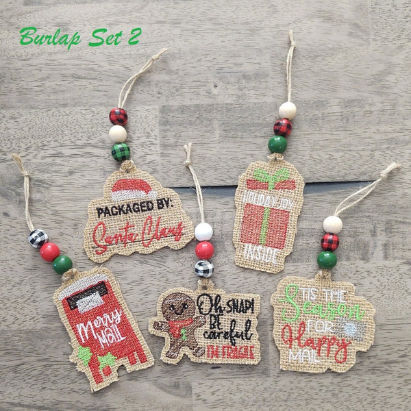 Shabby-Chic Ornament Sets - Forever Stitches