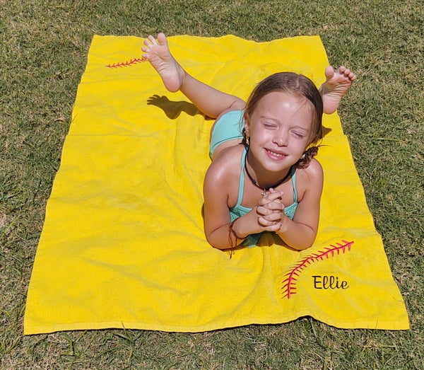 Travel Pillow and Beach Towel Combo - Forever Stitches