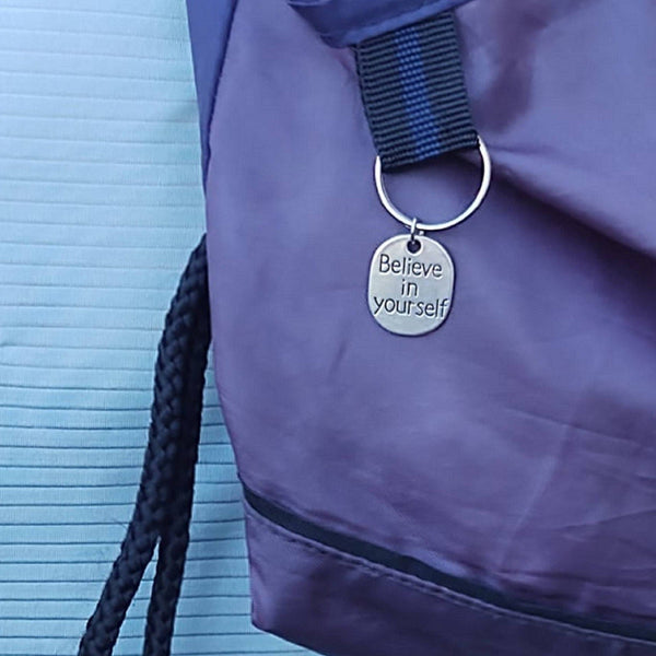 Believe in Yourself Key Chain - Forever Stitches