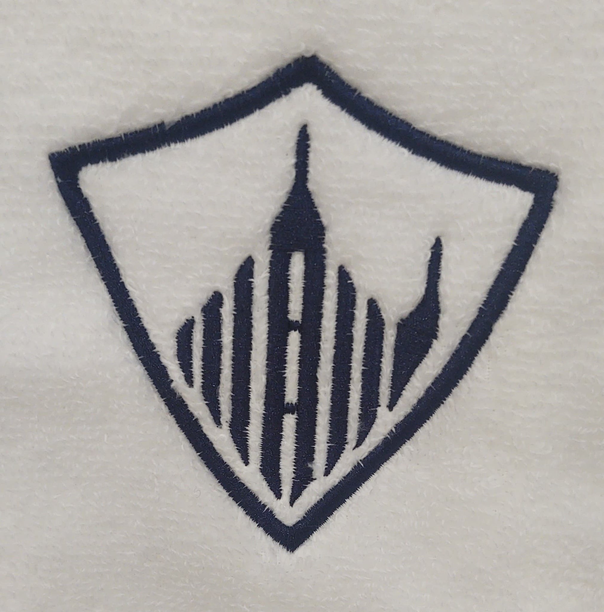 Strive To Be Towel with Name and Date - Forever Stitches