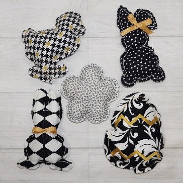 Shabby Bunnies Tiered Tray Set - Forever Stitches