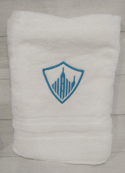 Strive To Be Towel with Name - Forever Stitches